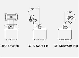 360° Rotation Smart Selfie Stick Auto Face Object Tracking Camera Tripod Holder Smart Shooting Phone Mount