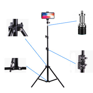 Live Photo Blogger Foldable Tripod For Iphone Xiaomi Huawei Mobile Phone Smartphone Tripod For Phone 19 50 160 210CM Camera