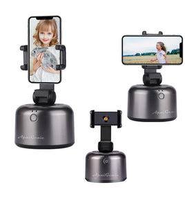 360° Rotation Smart Selfie Stick Auto Face Object Tracking Camera Tripod Holder Smart Shooting Phone Mount