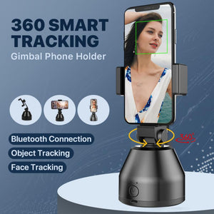 All-in-one Face Tracking Smart AI Gimbal Personal Robot Cameraman Follow Up Selfie Stick Souing App Controlled For Photo Vedio