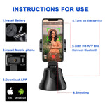 Load image into Gallery viewer, 360 Rotation Face Tracking Selfie Stick Tripod Object Tracking Holder Camera Gimbal for Photo Vlog Live Video Record
