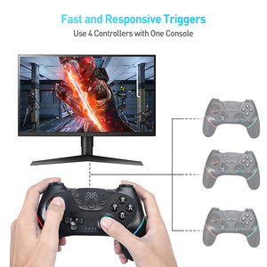 Bluetooth Pro Gamepad for N-Switch NS-Switch NS Switch Console Wireless Gamepad Video Game USB Joystick Controller Control