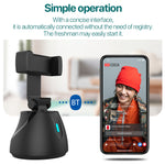 Load image into Gallery viewer, Portable Auto Smart Shooting Selfie Stick 360° Rotation Auto Face Tracking for Photo Vlog Live Video Record Camera Phone Holder
