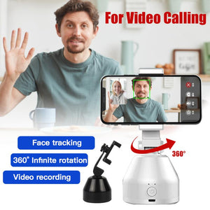 All-in-one Face Tracking Smart AI Gimbal Personal Robot Cameraman Follow Up Selfie Stick Souing App Controlled For Photo Vedio